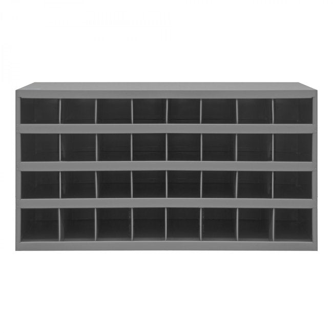 DURHAM MFG 357-95 12 in. Deep, 32 Opening Bin, Gray