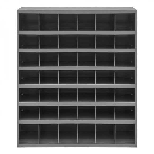 DURHAM MFG 360-95 12 in. Deep, 42 Opening Bin, Gray