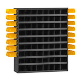 DURHAM MFG 363LP-95 72 Opening Bin with Side Louvered Panels