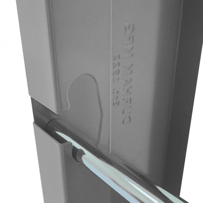 DURHAM MFG 368-95 Wire Spool Rack, 4 Rods, Gray