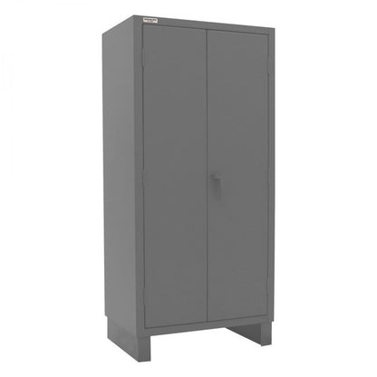DURHAM MFG 3702-16-3S-95 Cabinet, 3 Shelves, 16 Yellow Bins