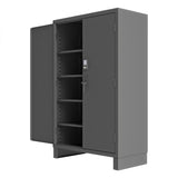 DURHAM MFG 3703CX-BLP4S-95 Access Control Cabinet, 4 Shelves