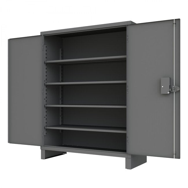 DURHAM MFG 3704PL-4S-95 Access Control Cabinet, 4 Shelves
