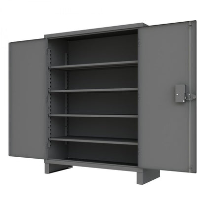 DURHAM MFG 3704PL-4S-95 Access Control Cabinet, 4 Shelves
