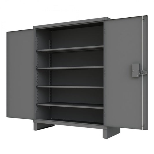DURHAM MFG 3704PL-4S-95 Access Control Cabinet, 4 Shelves