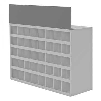 DURHAM MFG 377-95 Bin Topper for open bin and Drawer, Gray