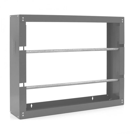DURHAM MFG 384-95 Wire Spool Rack, 2 Rods, Gray