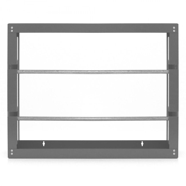 DURHAM MFG 384-95 Wire Spool Rack, 2 Rods, Gray