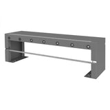 DURHAM MFG 387-95 Wire Spool Rack Attachment, 2 Rod, Gray