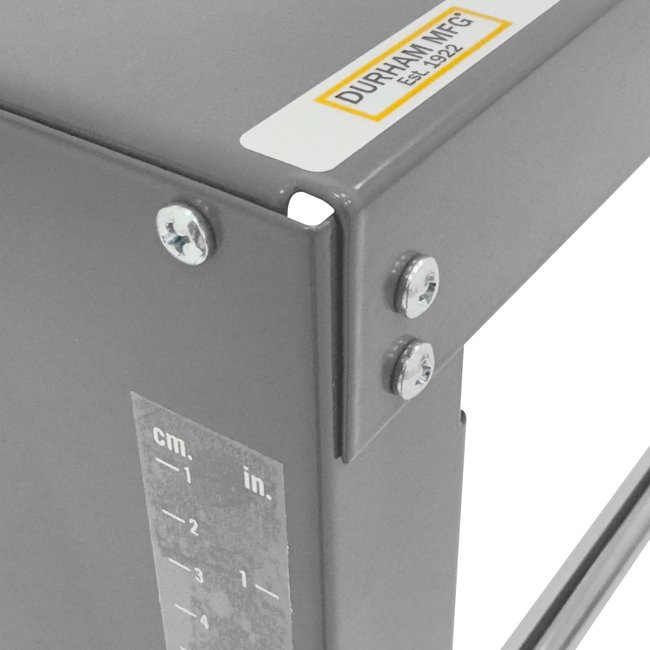 DURHAM MFG 388-95 Wire Spool Rack, 5 Rods, Wall Mountable