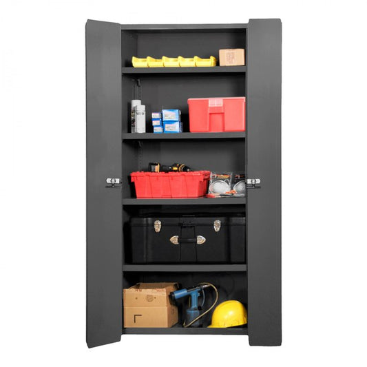 DURHAM MFG 3952-4S-95 Space Saving Cabinet, 4 Shelves
