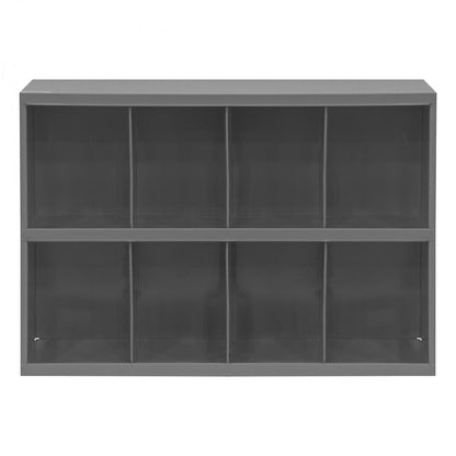 DURHAM MFG 396-95 12 in. Deep, 8 Opening Bin, Gray