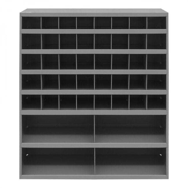 DURHAM MFG 398-95 12 in. Deep, 44 Opening Bin, Gray