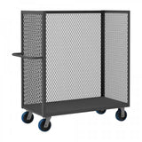 DURHAM MFG 3ST-EX2448-6PU-95 3 Sided Mesh Truck, Base Shelf Only