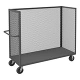 DURHAM MFG 3ST-EX2460-95 3 Sided Mesh Truck, Base Shelf Only