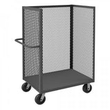 DURHAM MFG 3ST-EX3660-95 3 Sided Mesh Truck, Base Shelf Only