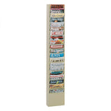 DURHAM MFG 400-75 Literature Rack, 20 Pockets, Tan