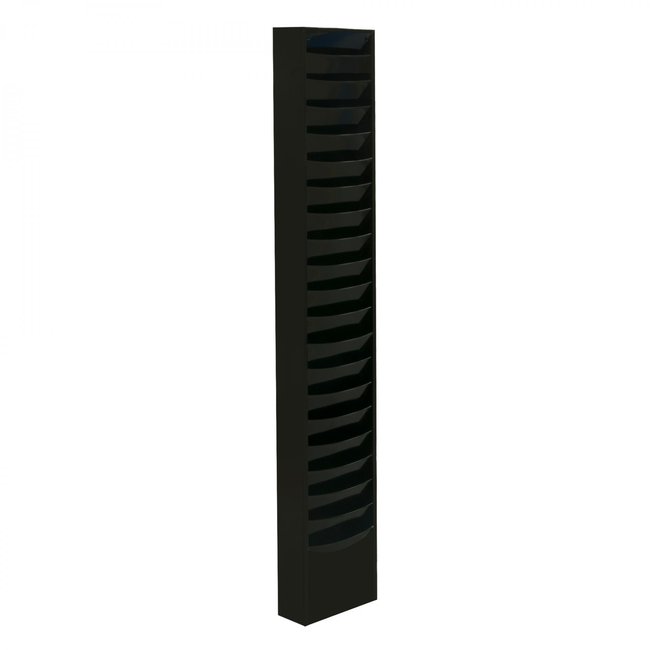 DURHAM MFG 411-08 Literature Rack, 20 Large Pockets, Black – Tire ...