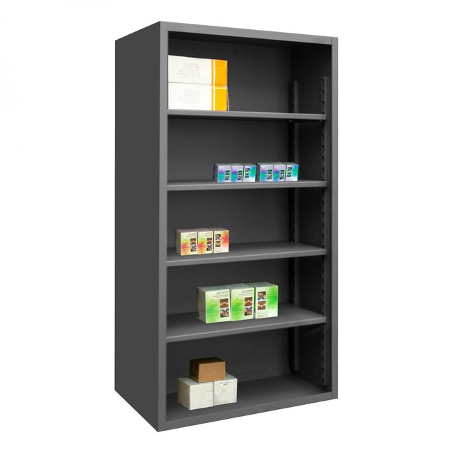 DURHAM MFG 5007-4S-95 Enclosed Shelving, 4 Shelves