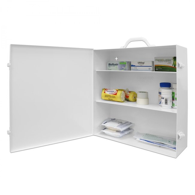 DURHAM MFG 534-43 9FX First Aid Cabinet, 3 Shelves