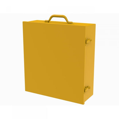 DURHAM MFG 534AV-50 Spill Control Cabinet, 2 Shelves, Yellow