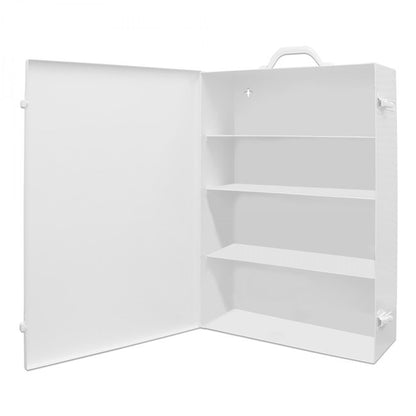 DURHAM MFG 535-43 11FX First Aid Cabinet, 4 Shelves