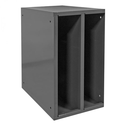 DURHAM MFG 582-95 Hose Cabinet, 2 Openings, Gray