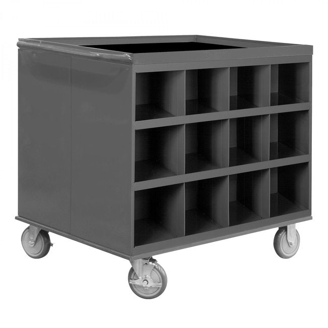 DURHAM MFG 663-95 2 Sided Stock Cart, 24 Bins