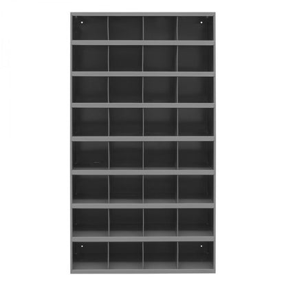 DURHAM MFG 725-95 12 in. Deep, Tall 32 Opening Bin, Gray