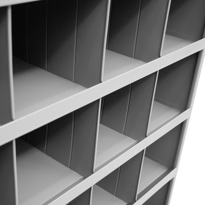 DURHAM MFG 725-95 12 in. Deep, Tall 32 Opening Bin, Gray