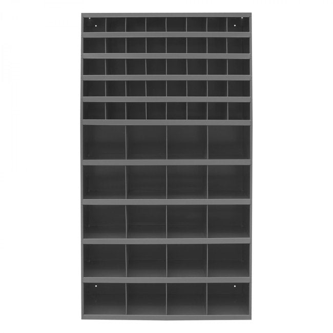 DURHAM MFG 730-95 12 in. Deep, Tall 60 Opening Bin, Gray