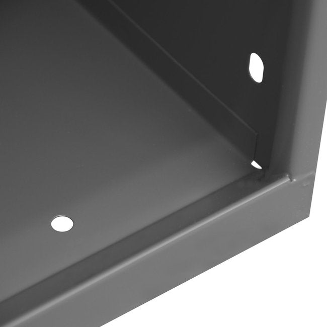 DURHAM MFG 730-95 12 in. Deep, Tall 60 Opening Bin, Gray