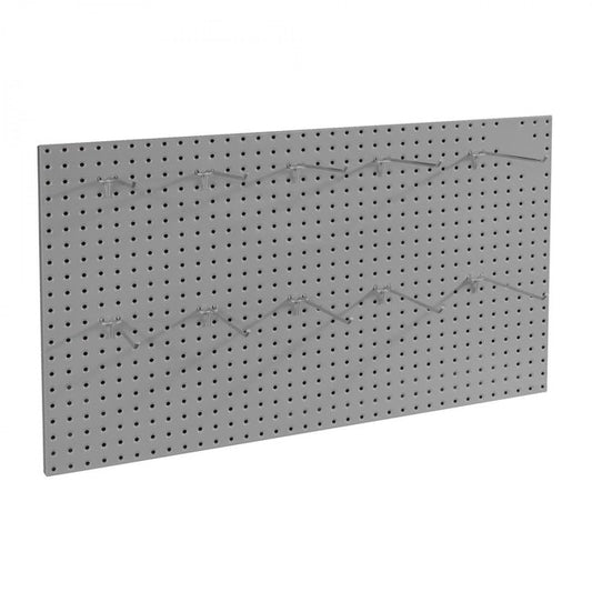 DURHAM MFG 915-95 Pegboard Panel, Wall Mountable, Gray