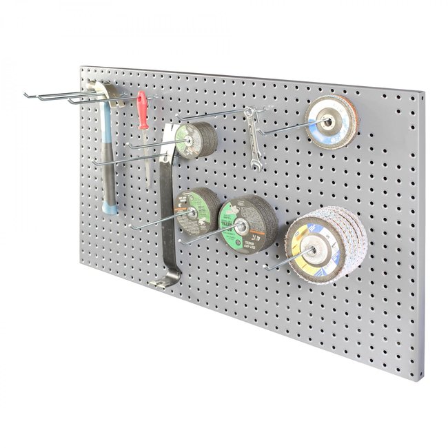 DURHAM MFG 915-95 Pegboard Panel, Wall Mountable, Gray