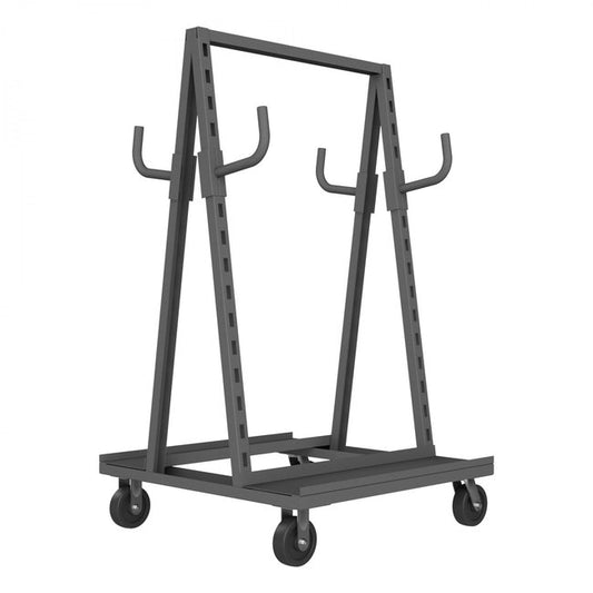 DURHAM MFG ATT-4038-BR-95 Adjust-A-Tray Truck, 4 Hooks