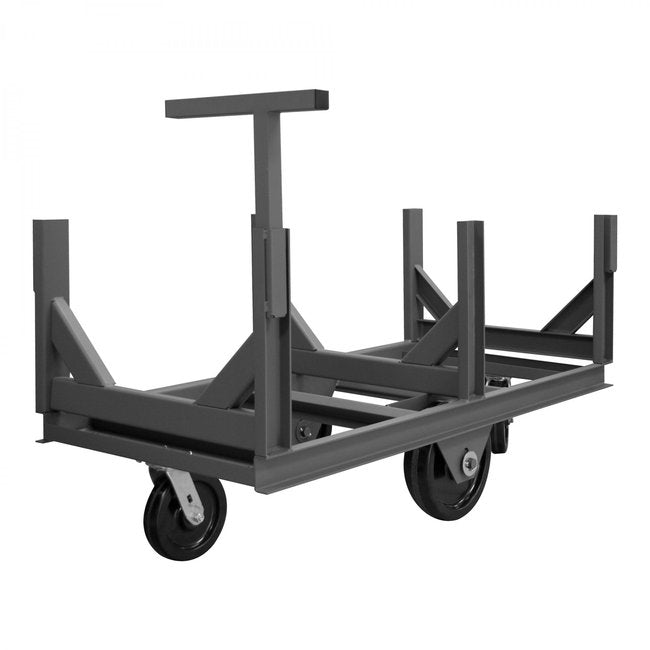 DURHAM MFG BCTEH-2860-5K-95 Bar Cradle Truck, 3 Cradles, Handle