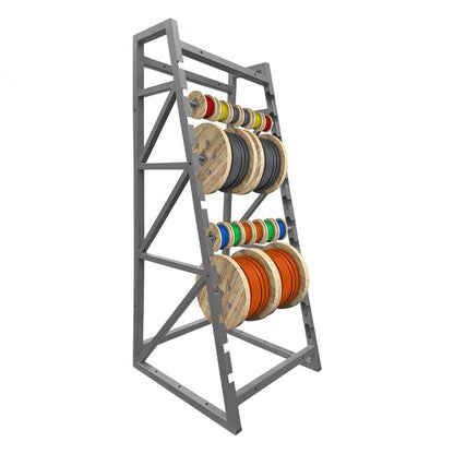 DURHAM MFG CRR-36X36X84-95 Cable Reel Rack, Gray