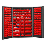 DURHAM MFG DC48-176-1795 Cabinet, 176 Red Bins