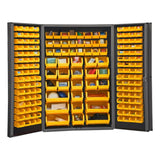 DURHAM MFG DC48-176-95 Cabinet, 176 Yellow Bins