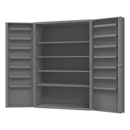 DURHAM MFG DC48-4S14DS-95 Cabinet, 4 Shelves, 14 Door Shelves