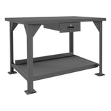 DURHAM MFG DWB-3048-177-95 Workbench, 1 Drawer, 48 x 30