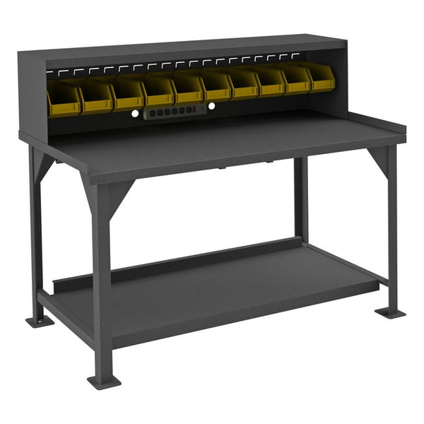 DURHAM MFG DWB-3060-BE-RSR-95 Workbench, Riser Shelf, 60 x 30 – Tire ...