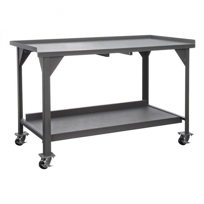 DURHAM MFG DWBM-3072-BE-95 Mobile Workbench, 72 x 30