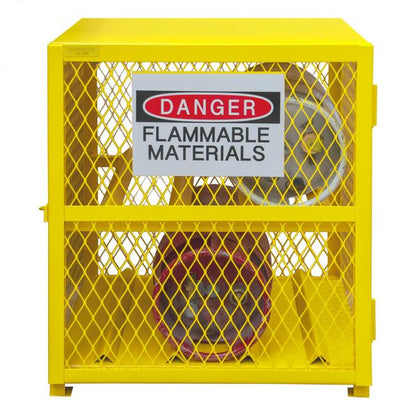 DURHAM MFG EGCC4-50 Horizontal Gas Cylinder Cabinet, Cap. 4