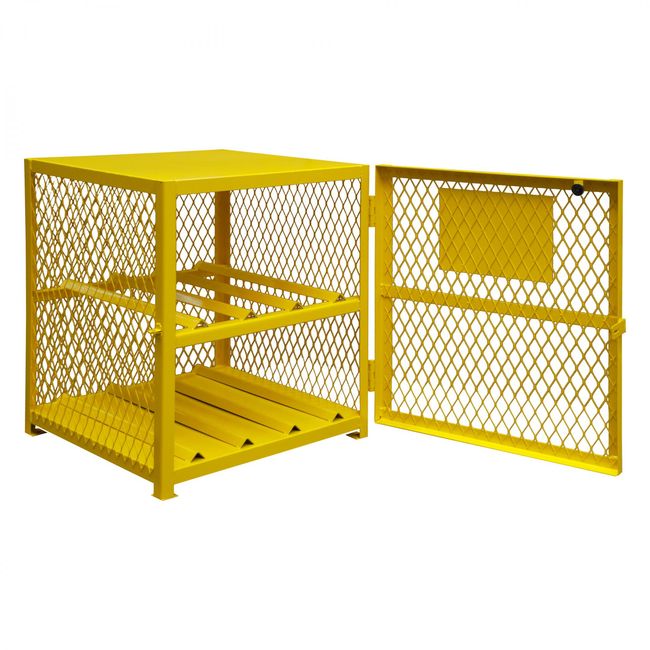 DURHAM MFG EGCC4-50 Horizontal Gas Cylinder Cabinet, Cap. 4