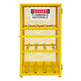 DURHAM MFG EGCC6-SC-50 Horizontal Gas Cylinder Cabinet, Cap. 6