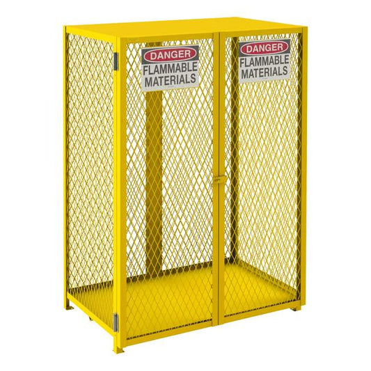 DURHAM MFG EGCVC12-SC-50 Vertical Gas Cylinder Cabinet, Cap. 12