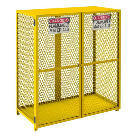 DURHAM MFG EGCVC18-SC-50 Vertical Gas Cylinder Cabinet, Cap. 18