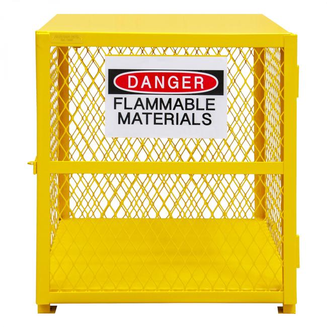 DURHAM MFG EGCVC4-50 Vertical Gas Cylinder Cabinet, Cap. 4