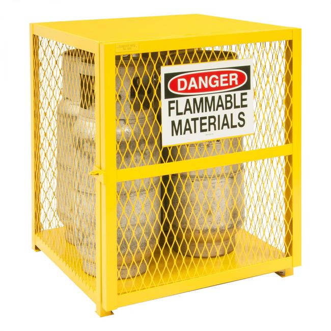 DURHAM MFG EGCVC4-50 Vertical Gas Cylinder Cabinet, Cap. 4